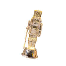 Statue de casse-noisette de Noël élégante avec lumière LED-UN