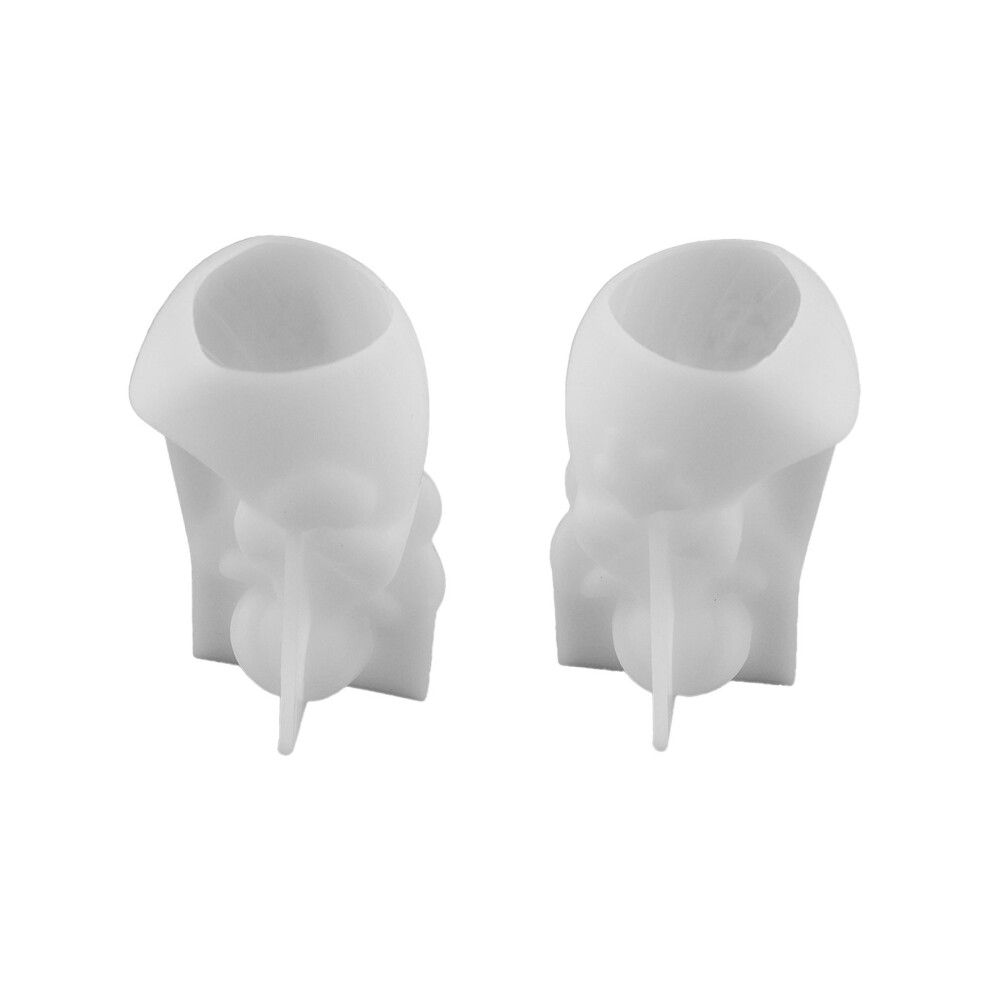 2Pcs Angel Wing Silicone Candle Molds for Candle Soap-large