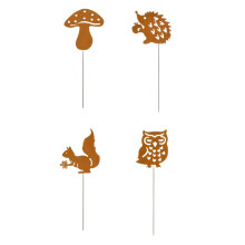 Piquets décoratifs de jardin, décoration-Type B quatre pièces