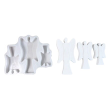 Moule en Silicone réutilisable, conception angélique, plâtres de