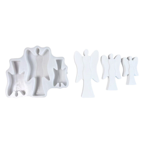 Moule en Silicone réutilisable, conception angélique, plâtres de