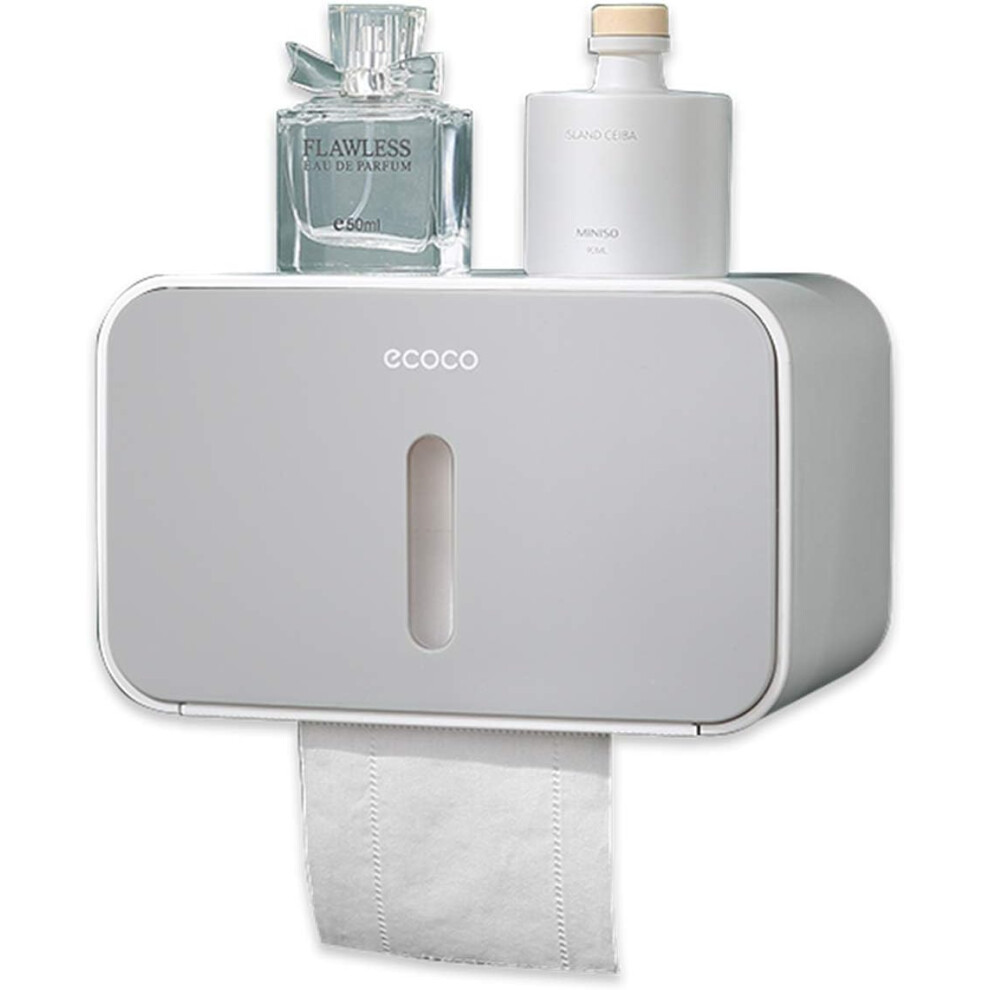 Meiyijia non-porous toilet paper rack, visual window bathroom multi-function storage box-image-OPC-PM7H2B9-NEW