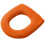 Housse de siège de toilette d'hiver, coussin de siège-Orange 2 1