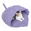 Lit nid de feuilles douces pour chats, lavable en-lavande 1