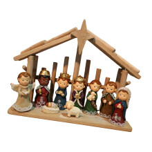 Figurines de crèche de noël en résine, Statue de crèche de la