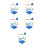 5 Sets Kinderen Windwijzer Experiment: Educatieve Wetenschapskit 5