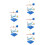 5 Sets Kinderen Windwijzer Experiment: Educatieve Wetenschapskit 9