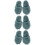 3 Paar Waschbare Mop-Schuhe Zur Haarentfernung 10