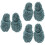 3 Paar Waschbare Mop-Schuhe Zur Haarentfernung 8