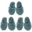 3 Paar Waschbare Mop-Schuhe Zur Haarentfernung 4