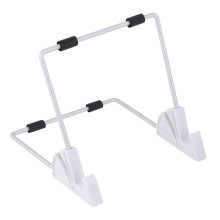 2Stk Tablet Halterung Lazy Holder Aluminium Tischständer (Weiß)