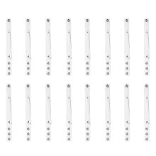 25 -Laags Wit Touw Armband