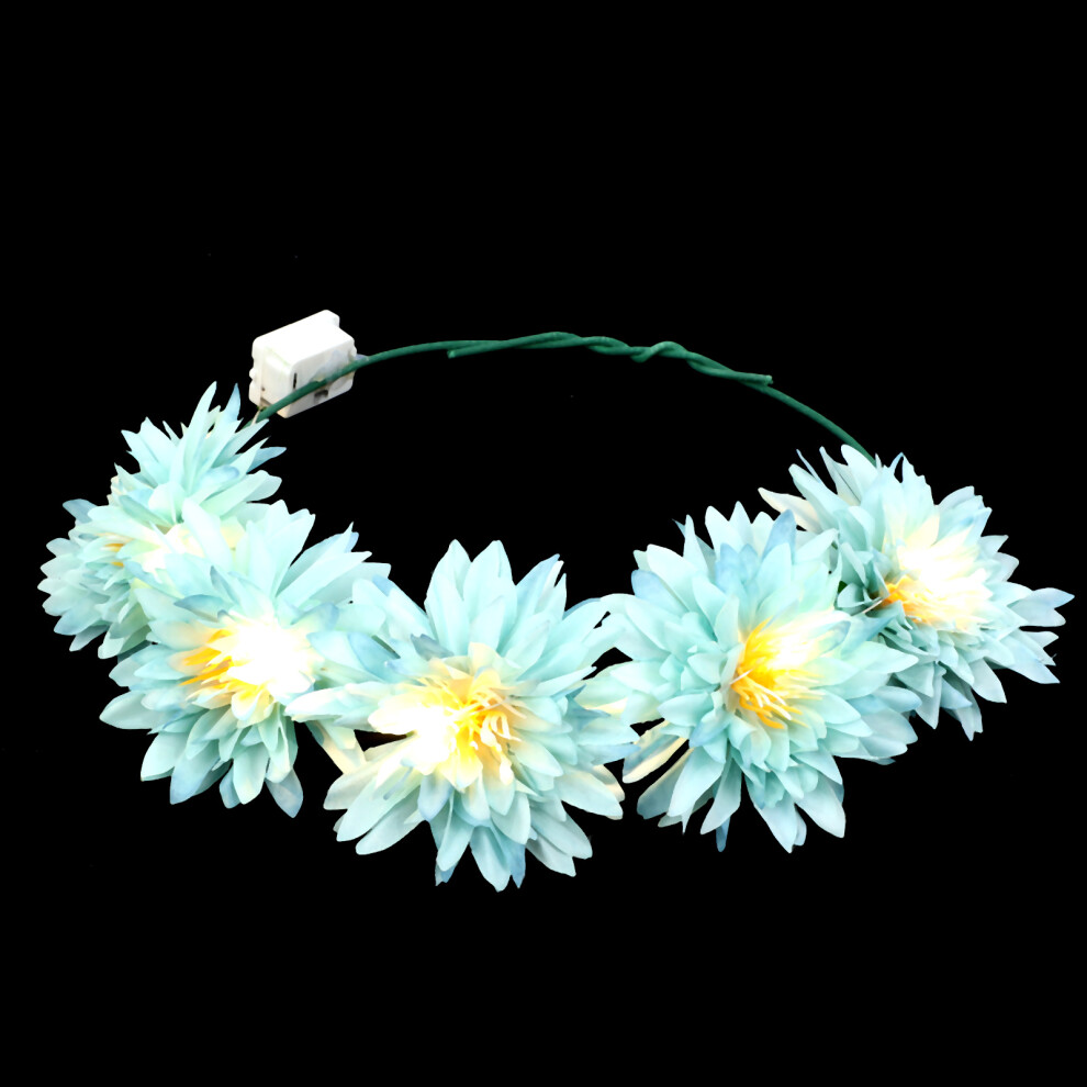 Ledowa ŚWietląCa Opaska Hawajski Styl Na WłOsy Dla Kobiet-image