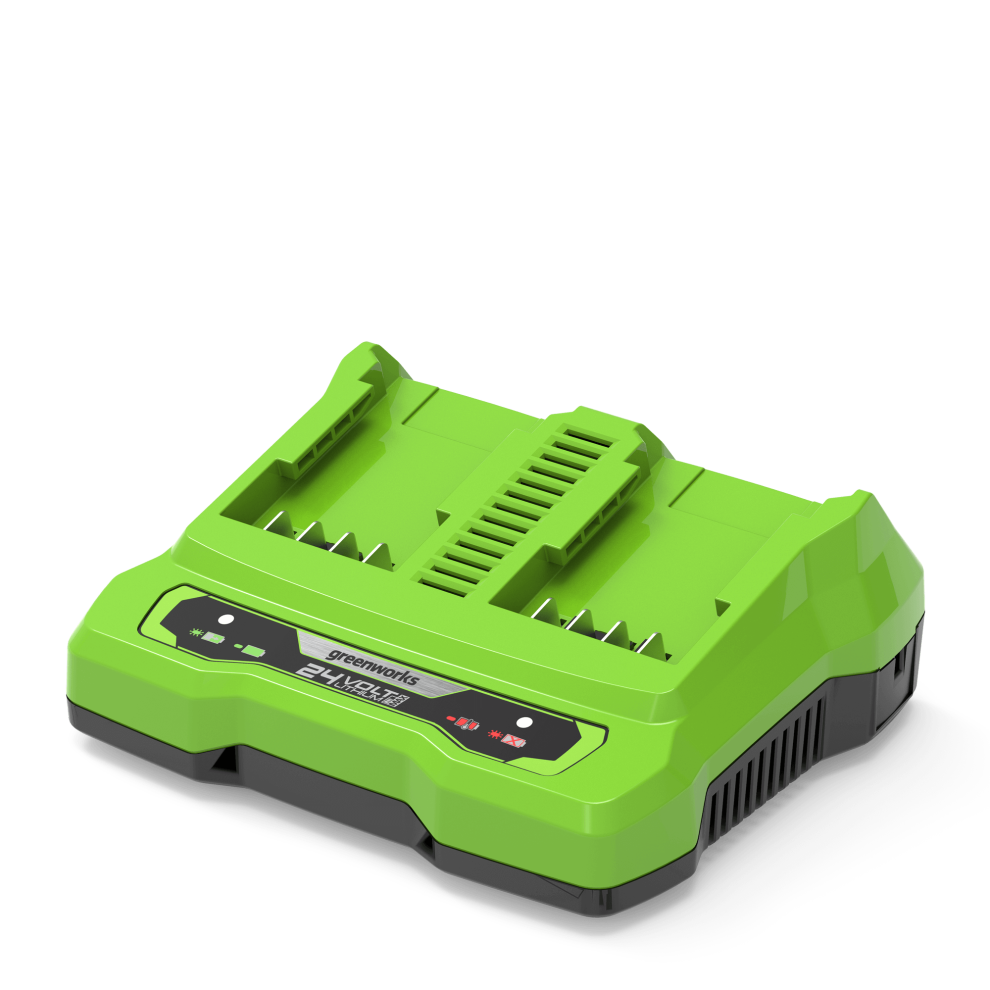 Greenworks 24V Dual Slot Charger 4A
