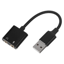 Handige Externe USB Soundkaart Voor Hoofdtelefoon En Microfoon