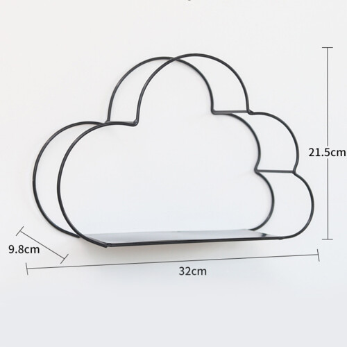 Cloud Shaped Desktop Buchablage Aus Metall Draht Für Zuhause Büro 1