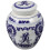 Blue And White Porcelain Urne Für Menschliche 6