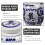 Blue And White Porcelain Urne Für Menschliche 10