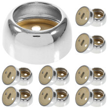 10Stück Duschvorhangstange Halter Flansche Stangenstütze