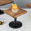 Footed Fruit Tray, Holz-Display Tablett, Desktop Aufbewahrungsschale 8