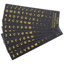 18 Bögen Universal Tastatur Aufkleber Englisch Computer Zubehör