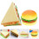 2Stk Künstlicher Hamburger Imitat Fotografie 3