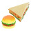 2Stk Künstlicher Hamburger Imitat Fotografie 11