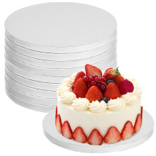 10 Runde Kuchenböden Papier 10'' Für Hochzeit