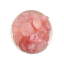 Chic Pink Crystal Landscape Stones Fish Tank Rocks, Smooth Finish, Safe for Freshwater Tanks, Fountains