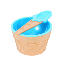 1 Stuks IJsbowl Anti-Slip Met