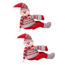 2 Home Vorhangklammern Cartoon Puppe Schnalle (Schneemann)