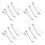 12 Klammerhalter Durchsichtige Haarspangen Organizer 2