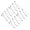 12 Klammerhalter Durchsichtige Haarspangen Organizer 3