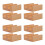 8 Holz Sushi Taco Halter U-Form Servierplatte 7