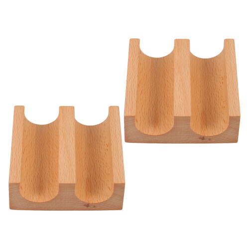 8 Holz Sushi Taco Halter U-Form Servierplatte 2