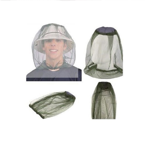 3Pcs Assorted Color Fishing Hats with Full Net 2
