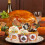 48 Thanksgiving Cupcake Toppers Und Wrapper Kuchen 5