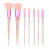 7Teiliges Make-Up- -Set Mit Puderpinsel Für Rosa 1