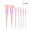 7Teiliges Make-Up- -Set Mit Puderpinsel Für Rosa 11