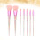 7Teiliges Make-Up- -Set Mit Puderpinsel Für Rosa 6
