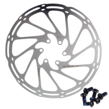 Brake Disc Rotors 180mm 6-Bolt Stainless Steel for Road and Mountain Bikes