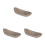 3Stk Holz Sushi Tablett Bootform Für Sashimi Snacks 10