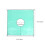 Garten Beschneideplane 200 X 200 Cm Mit 60 Cm Mittelloch 2