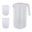 1Set Large Capacity Water Kettle with Handle Beige for Storage 11