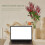 Red Fake Greenery Branch Plastic Wedding Decor Plant 8