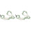 2Stk Crystal Stone Perlen Handy Lanyard Anhänger 4