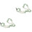 2Stk Crystal Stone Perlen Handy Lanyard Anhänger 5