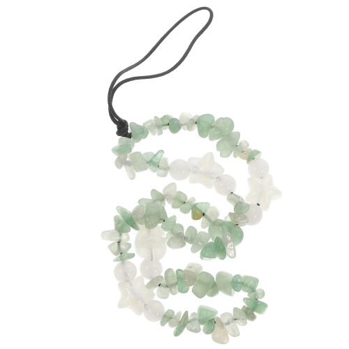 2Stk Crystal Stone Perlen Handy Lanyard Anhänger 1