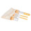 12 Bambusgriff Borsten Make-up Set Mit Leinenbeutel 1