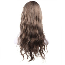 Styling Perücke Wellig Echthaar Lange Locken Für
